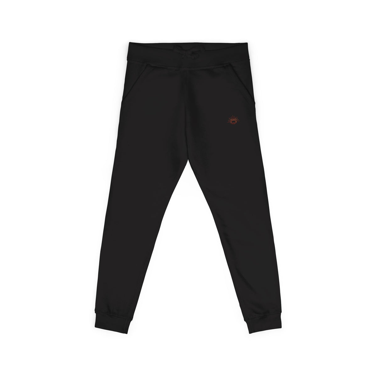 100% Cotton Cozy Fleece Sweatpants — Minimal Small Chest Stitch Printify