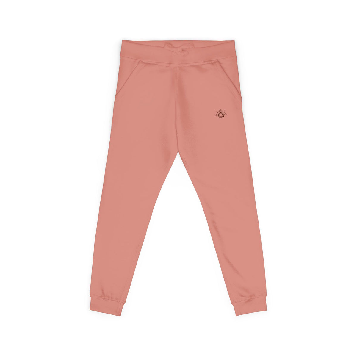 100% Cotton Cozy Fleece Sweatpants — Minimal Small Chest Stitch Printify