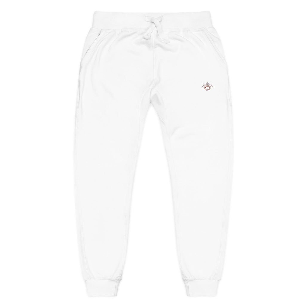 100% Cotton Cozy Fleece Sweatpants — Minimal Small Chest Stitch Printify