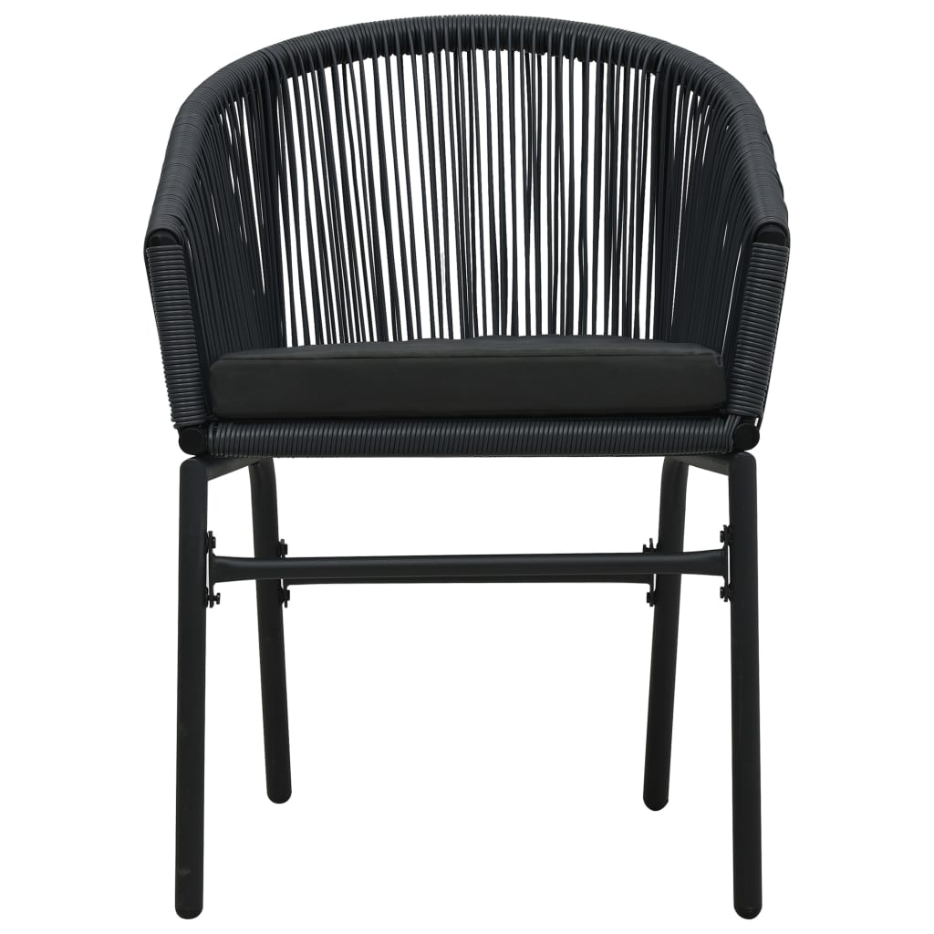 Garden Chairs 2 pcs. PE Rattan   Garden Chairs 2