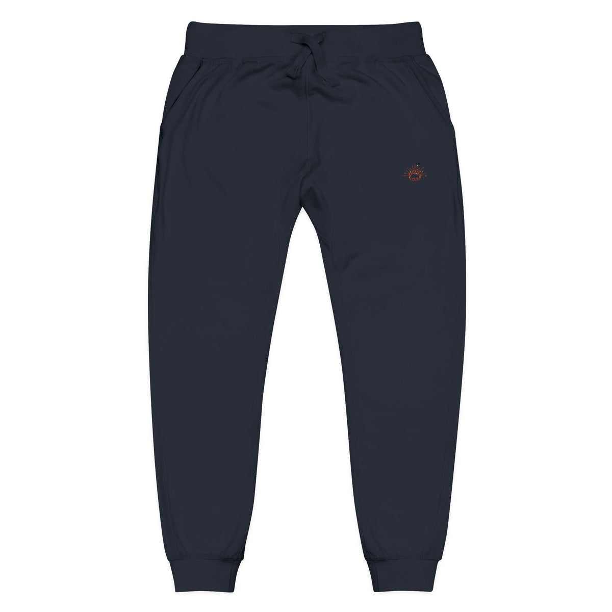 100% Cotton Cozy Fleece Sweatpants — Minimal Small Chest Stitch Printify
