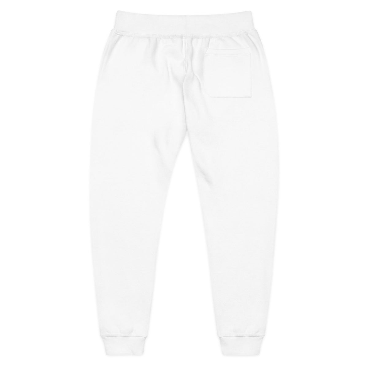 100% Cotton Cozy Fleece Sweatpants — Minimal Small Chest Stitch Printify