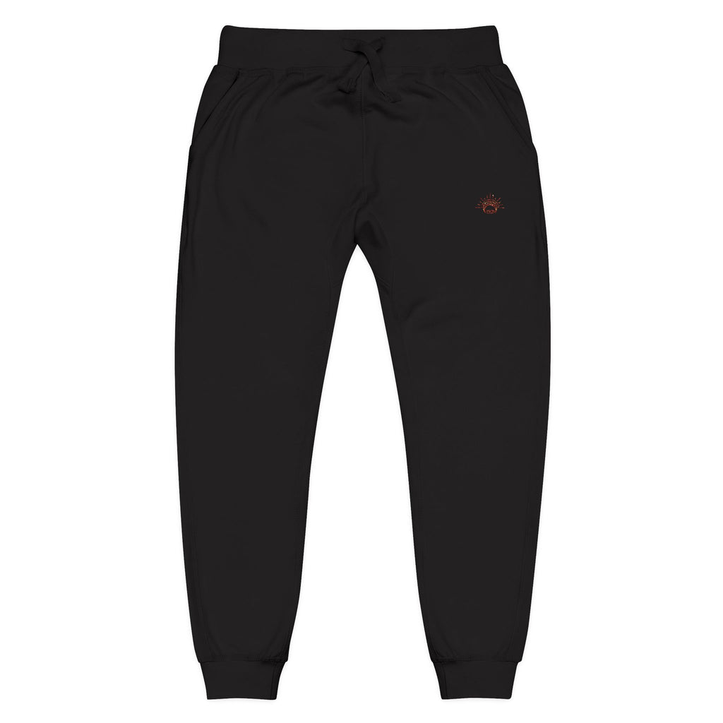 100% Cotton Cozy Fleece Sweatpants — Minimal Small Chest Stitch Printify