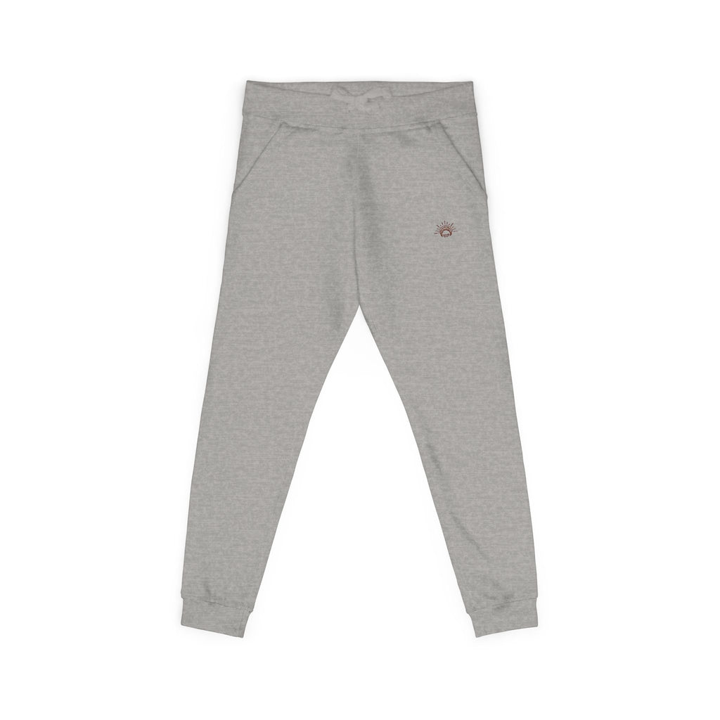 100% Cotton Cozy Fleece Sweatpants — Minimal Small Chest Stitch Printify
