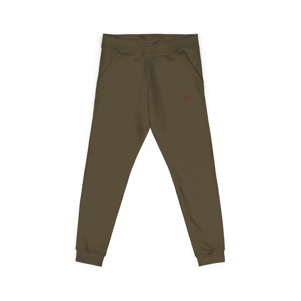 100% Cotton Cozy Fleece Sweatpants — Minimal Small Chest Stitch Printify