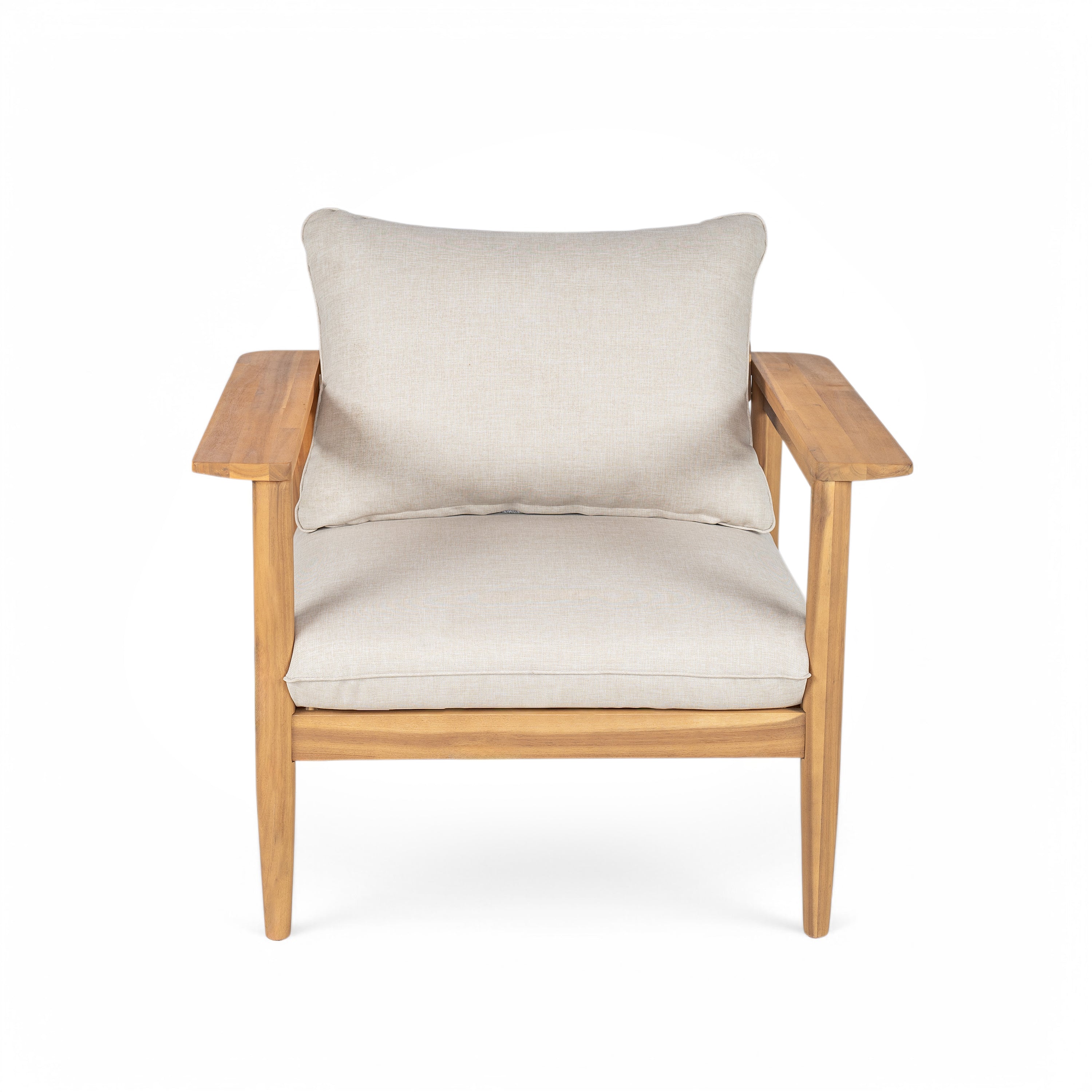 Terassi Outdoor Acacia Wood Lounge Chair  Set Of 2