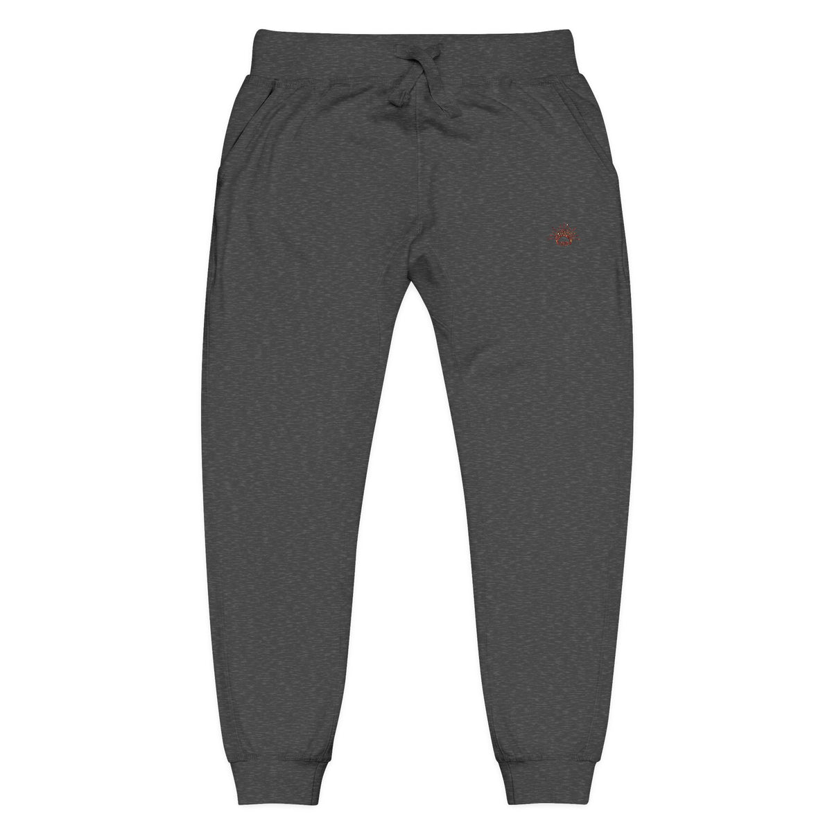100% Cotton Cozy Fleece Sweatpants — Minimal Small Chest Stitch Printify