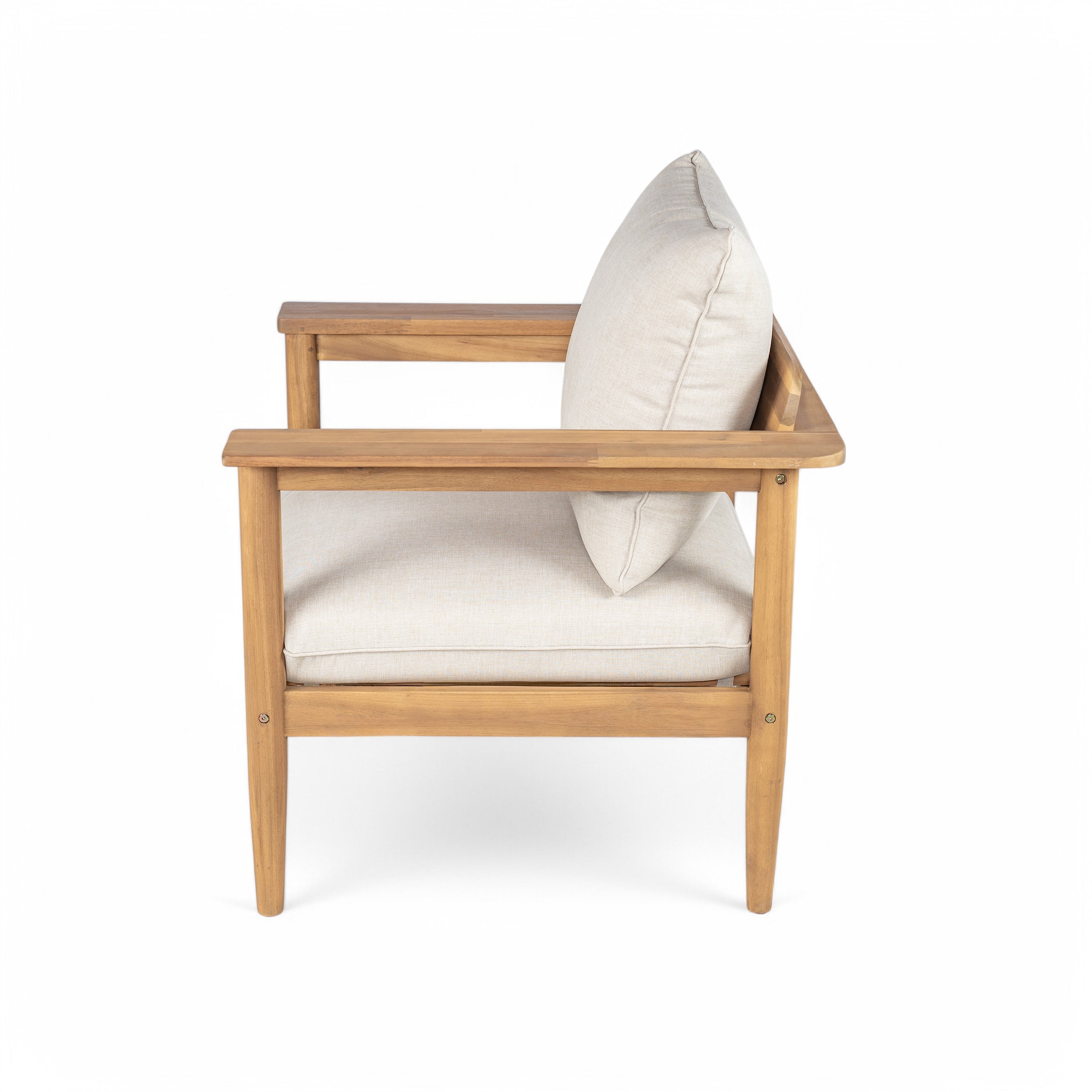 Terassi Outdoor Acacia Wood Lounge Chair  Set Of 2