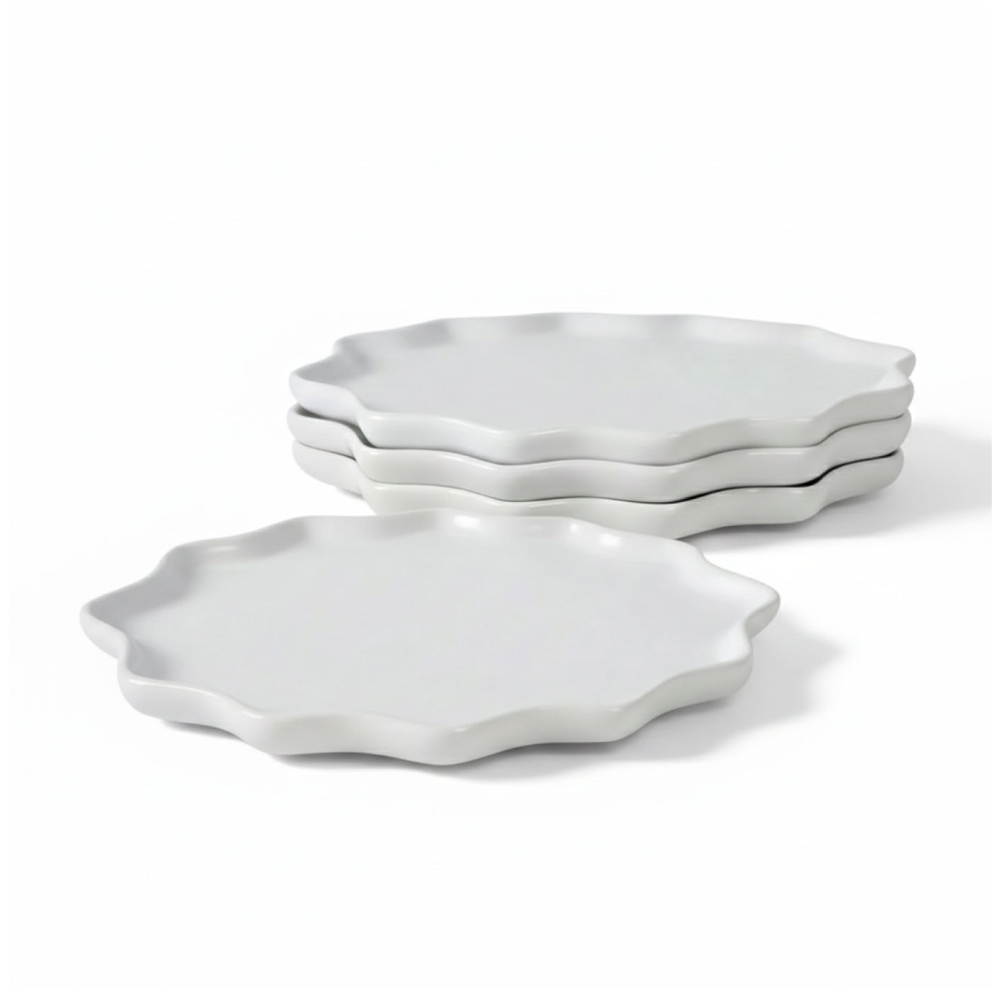 BosilunLife Bring Nature Inside Dinner Plate Recycled Eco-Clay 4-Pcs Set BosilunLife
