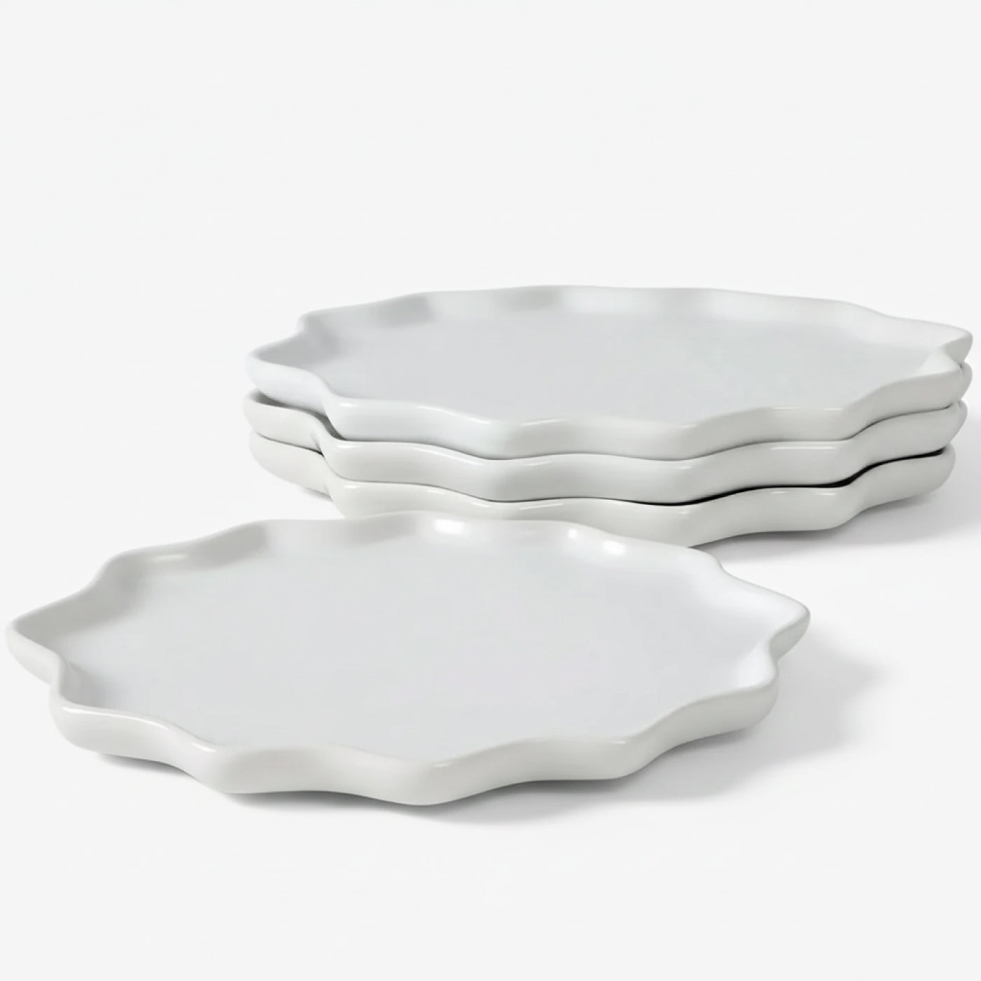 BosilunLife Bring Nature Inside Dinner Plate Recycled Eco-Clay 4-Pcs Set BosilunLife