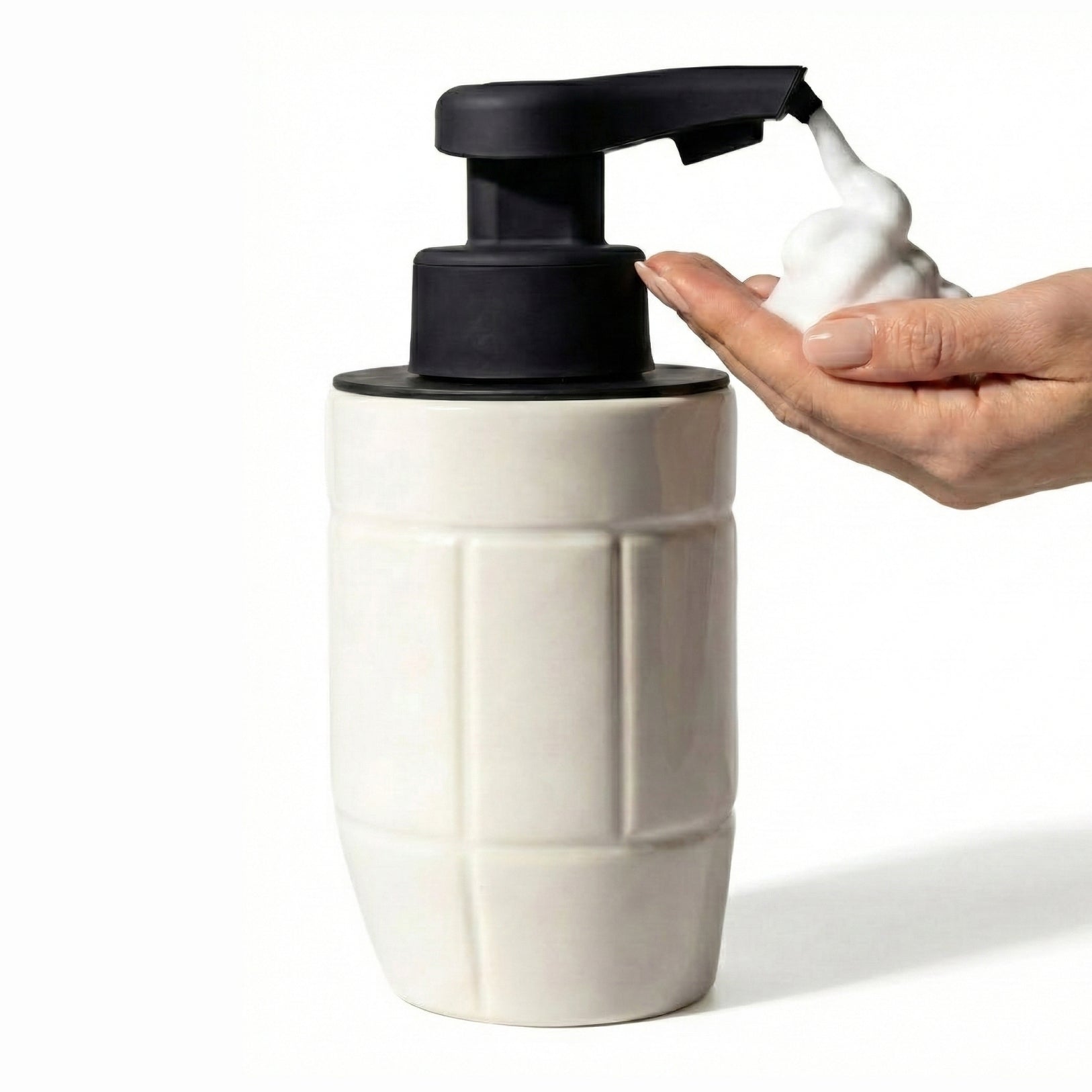 BosilunLife Eco-Brutalism Automatic Foaming Soap Dispenser Recycled Eco-Clay BosilunLife