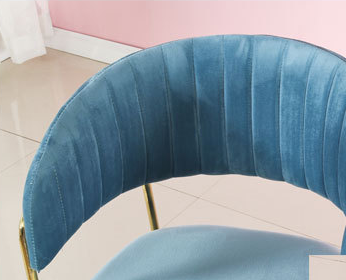 Stylish Hotel Furniture Velvet Dining Chair