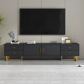 VIBE HAUS TV Stand For 65  Inch TV, Entertainment Center TV Media Console Table, Modern TV Stand With Storage, TV Console Cabinet Furniture For Living Room