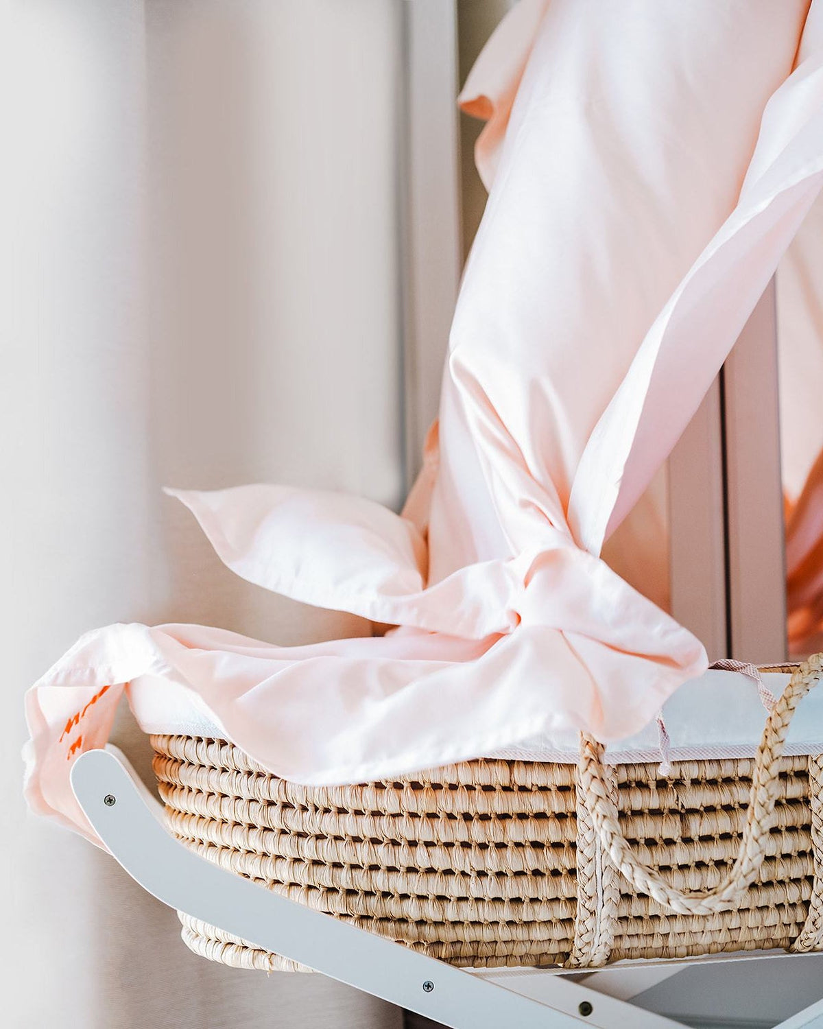 Baby Bamboo Flat Cot Sheet NakedLab