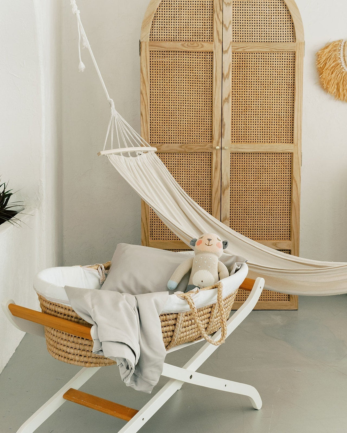 Baby Bamboo Flat Cot Sheet NakedLab