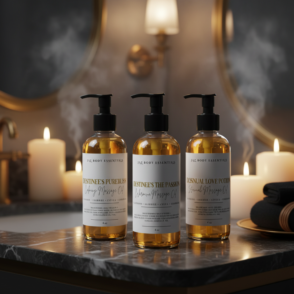 Destinee's Sensual Massage Oil Collection Jaz Body Essentials
