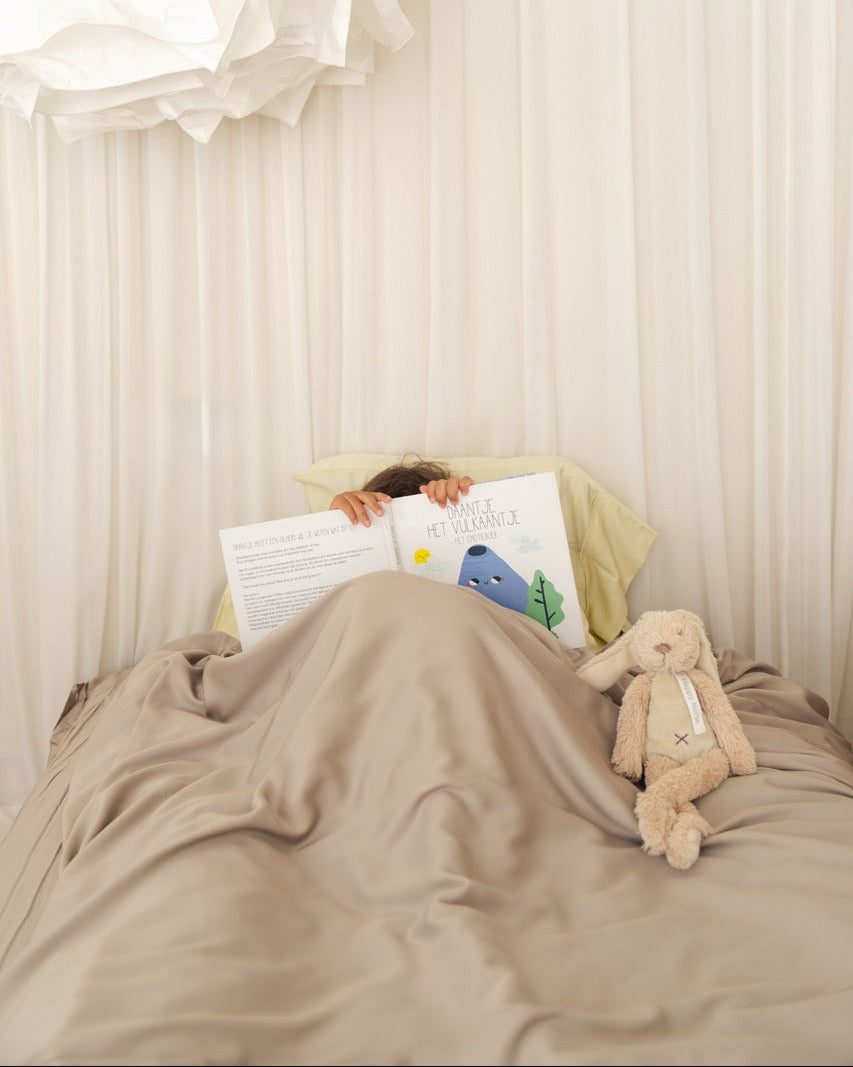 Baby Bamboo Fitted Cot Sheet NakedLab