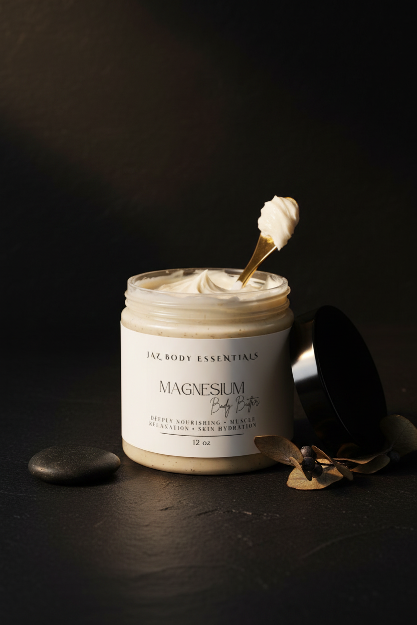 Magnesium Body Butter 12oz Jaz Body Essentials
