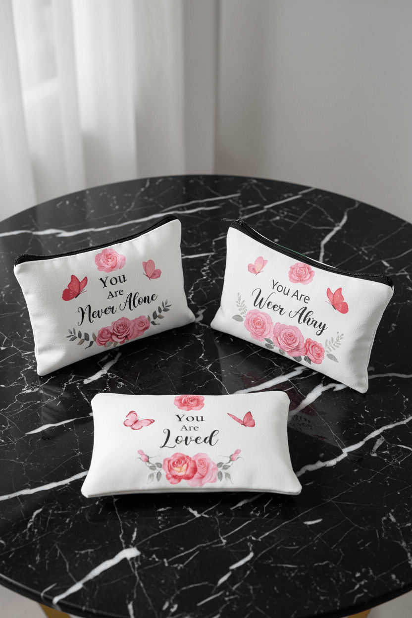 Melanated Women Cosmetic Bag — Afrocentric & Affirmation Styles Jaz Body Essentials
