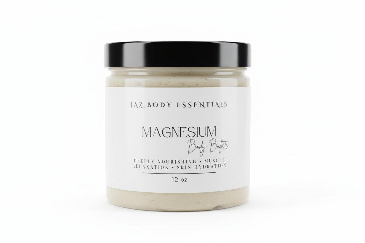 Magnesium Body Butter 12oz Jaz Body Essentials