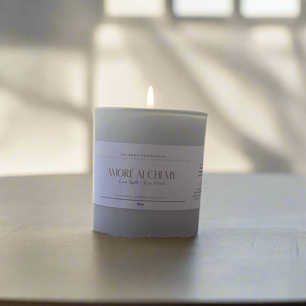 Amore' Alchemy "Love Spell" Lux Candle 10oz Jaz Body Essentials