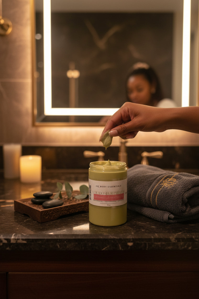Avocado Hair Mask 8oz Jaz Body Essentials
