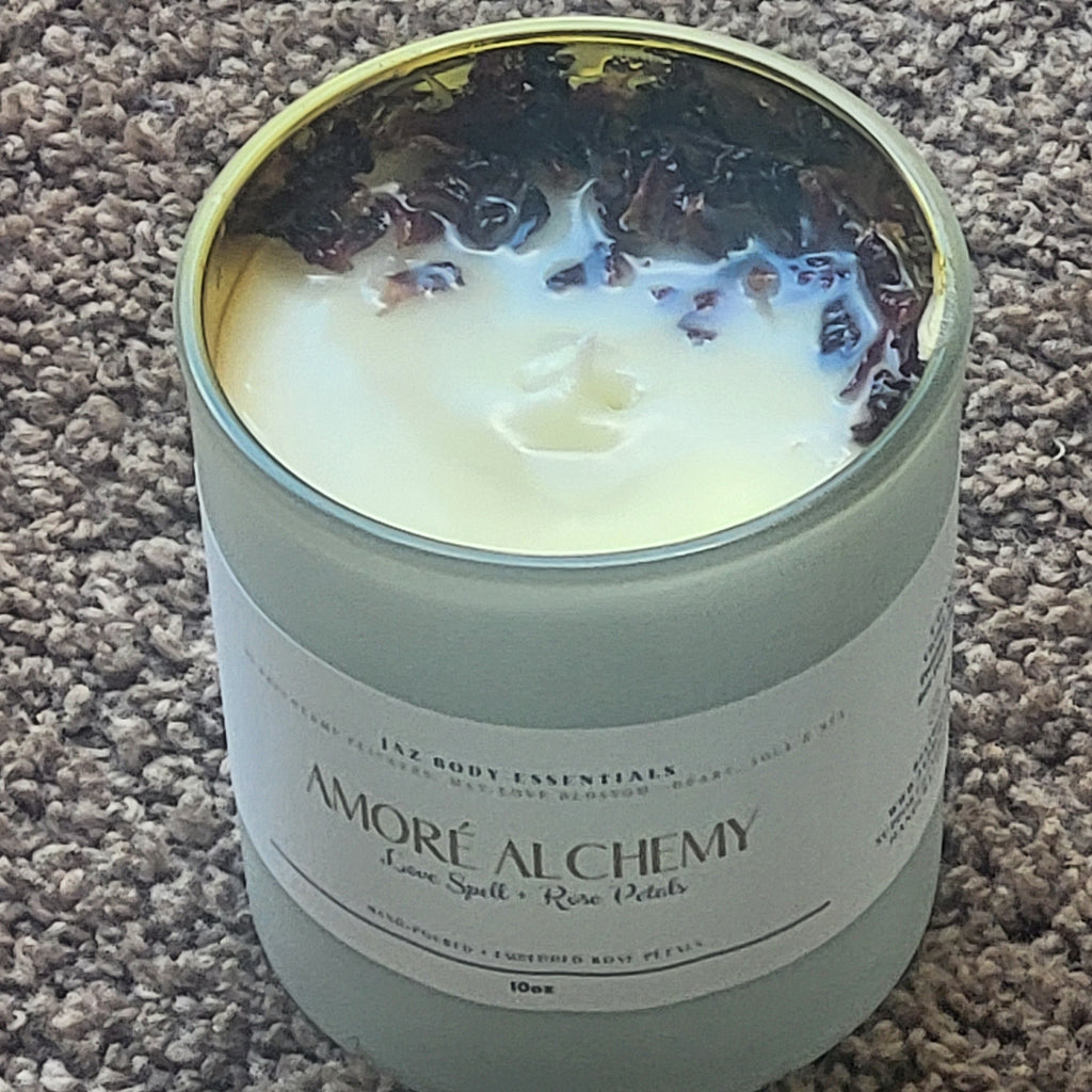 Amore' Alchemy "Love Spell" Lux Candle 10oz Jaz Body Essentials