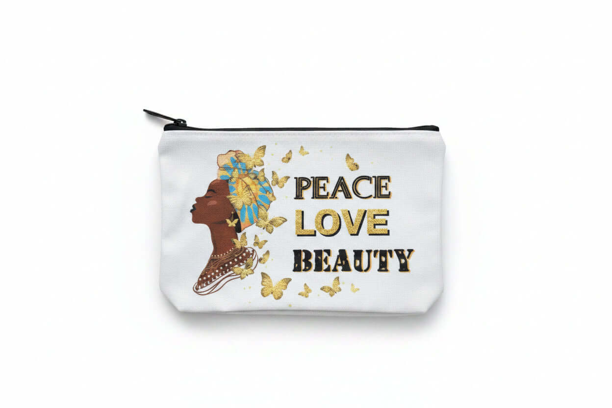 Melanated Women Cosmetic Bag — Afrocentric & Affirmation Styles Jaz Body Essentials