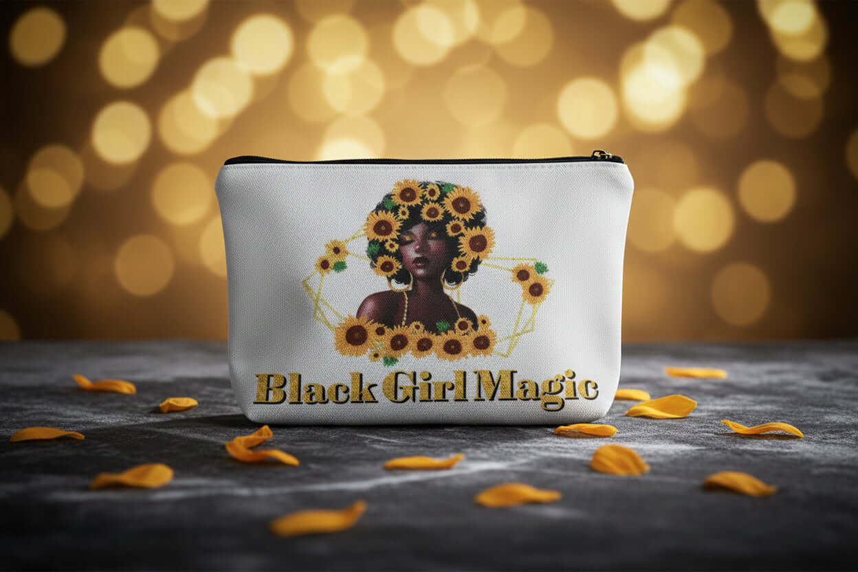 Melanated Women Cosmetic Bag — Afrocentric & Affirmation Styles Jaz Body Essentials